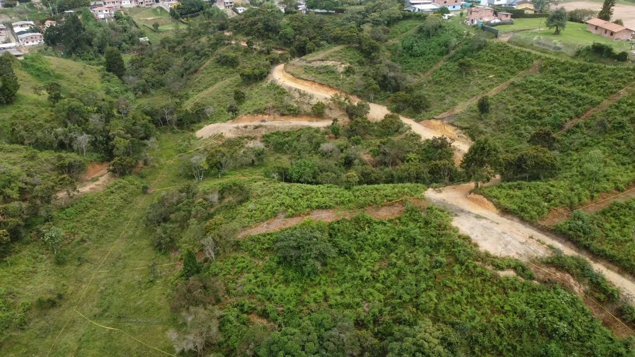 Oriah - Lotes campestres vista aerea drone